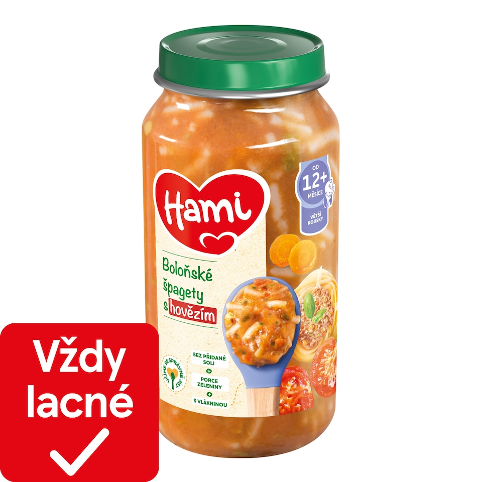obrázok 1 z Hami príkrm Bolonské špagety s hovädzím 250g