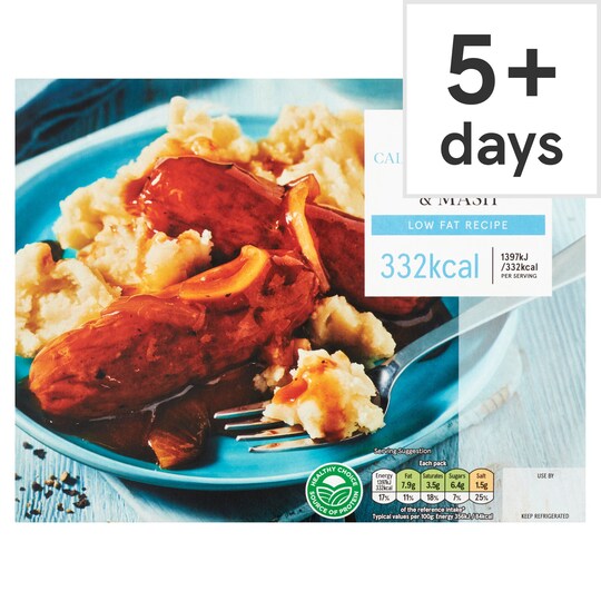 Tesco Sausage & Mash 400G Tesco Groceries