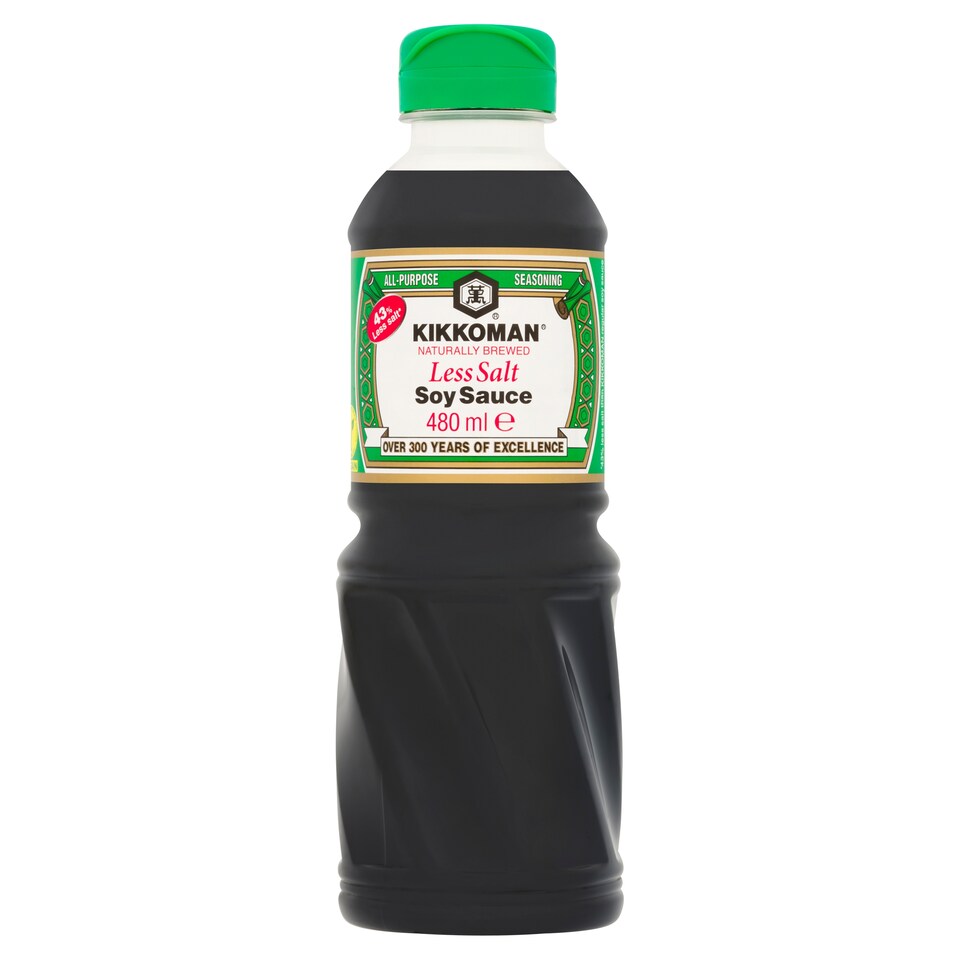 Kikkoman Less Salt Soy Sauce 480Ml