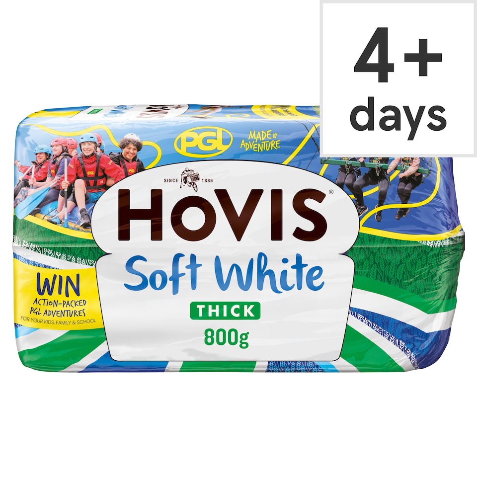 image 1 of Hovis Soft White Thick Sliced Bread 800g