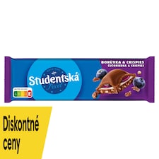 ORION Študentská pečať Milk Blueberry & Crispies 235 g