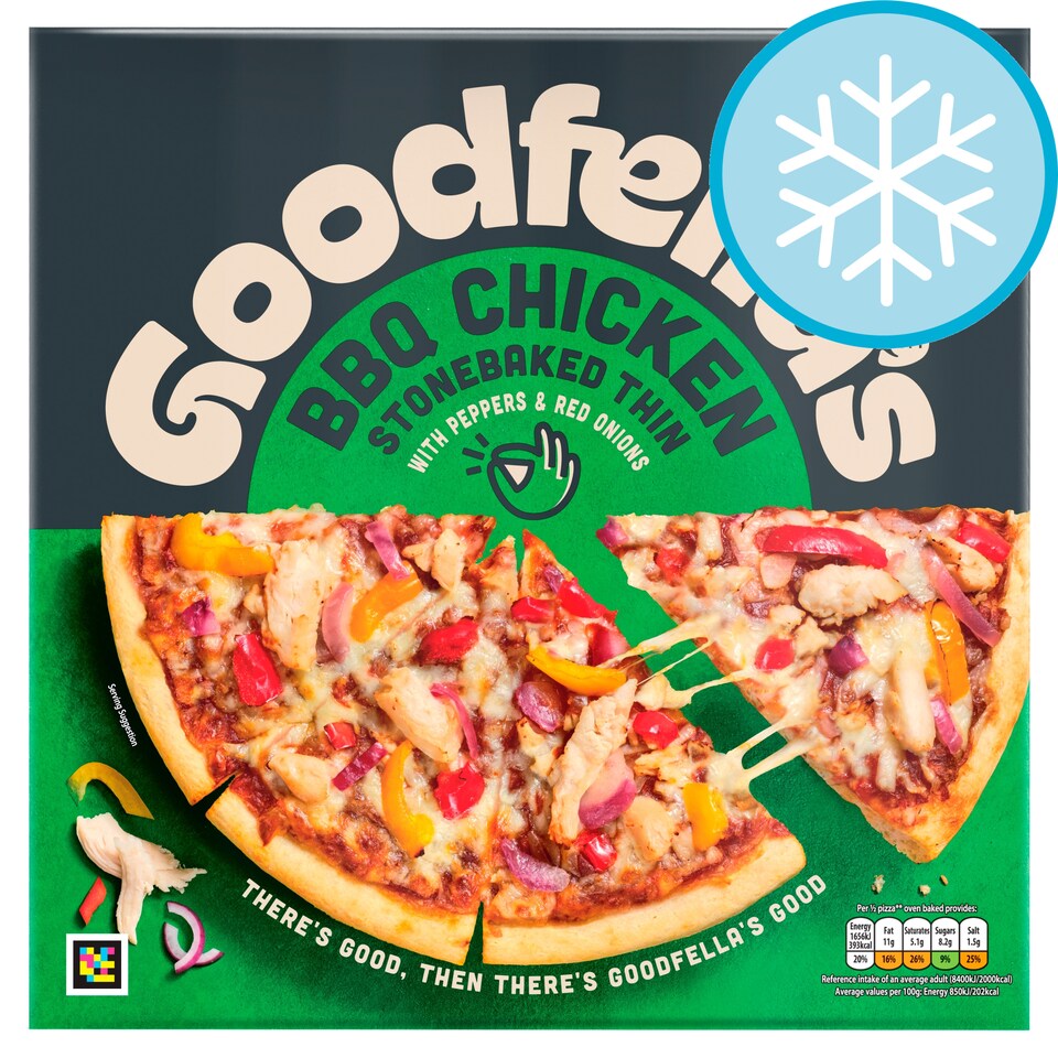 Goodfella's Stone Baked Thin Bbq Chicken 385G