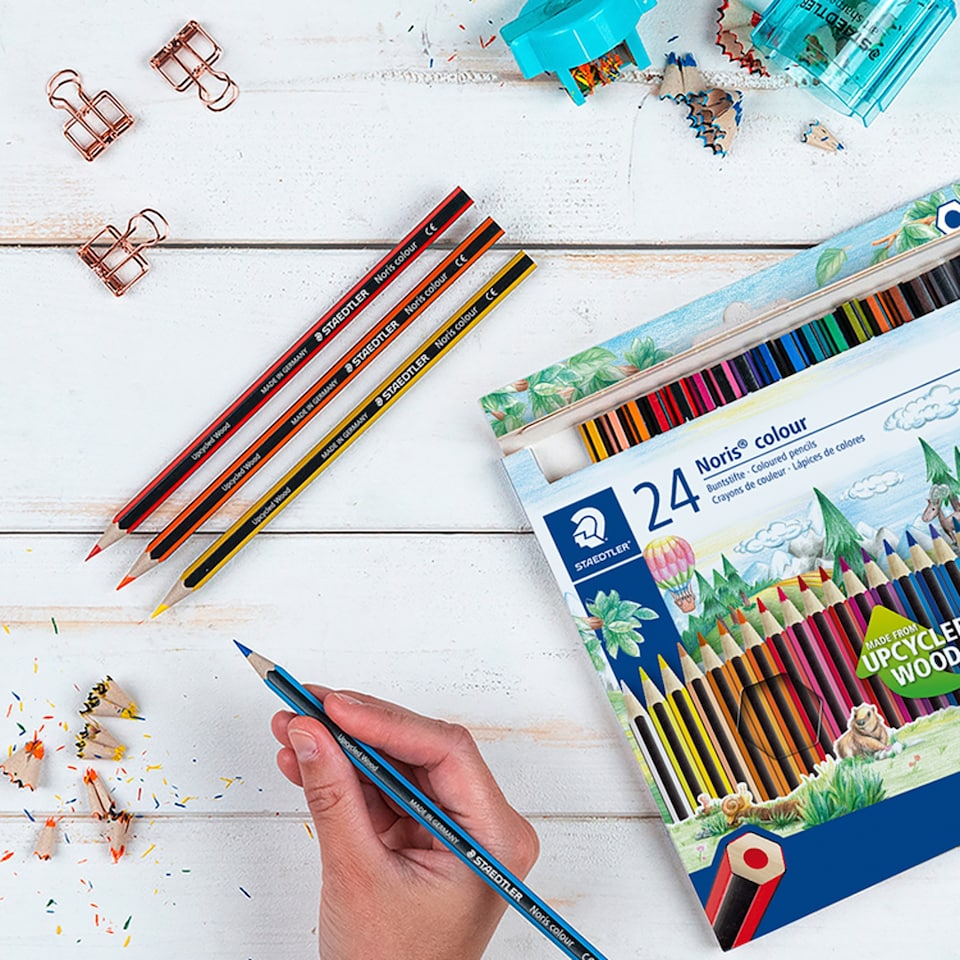 image 1 of Staedtler Noris Stationery Colouring Pencils 24 Pack