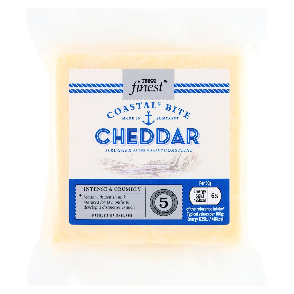 Tesco Finest Cheddar Fat Hard Cheese 200 g