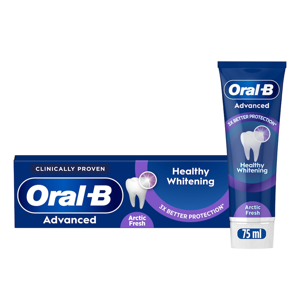 image 1 of Oral-B Advanced Healthy Whitening Toothpaste 75ml