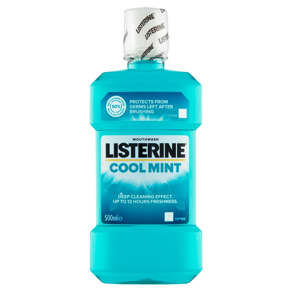 image 1 of Listerine Cool Mint Mouthwash 500ml