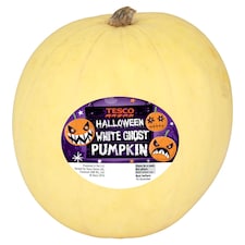 Tesco White Ghost Pumpkin Each