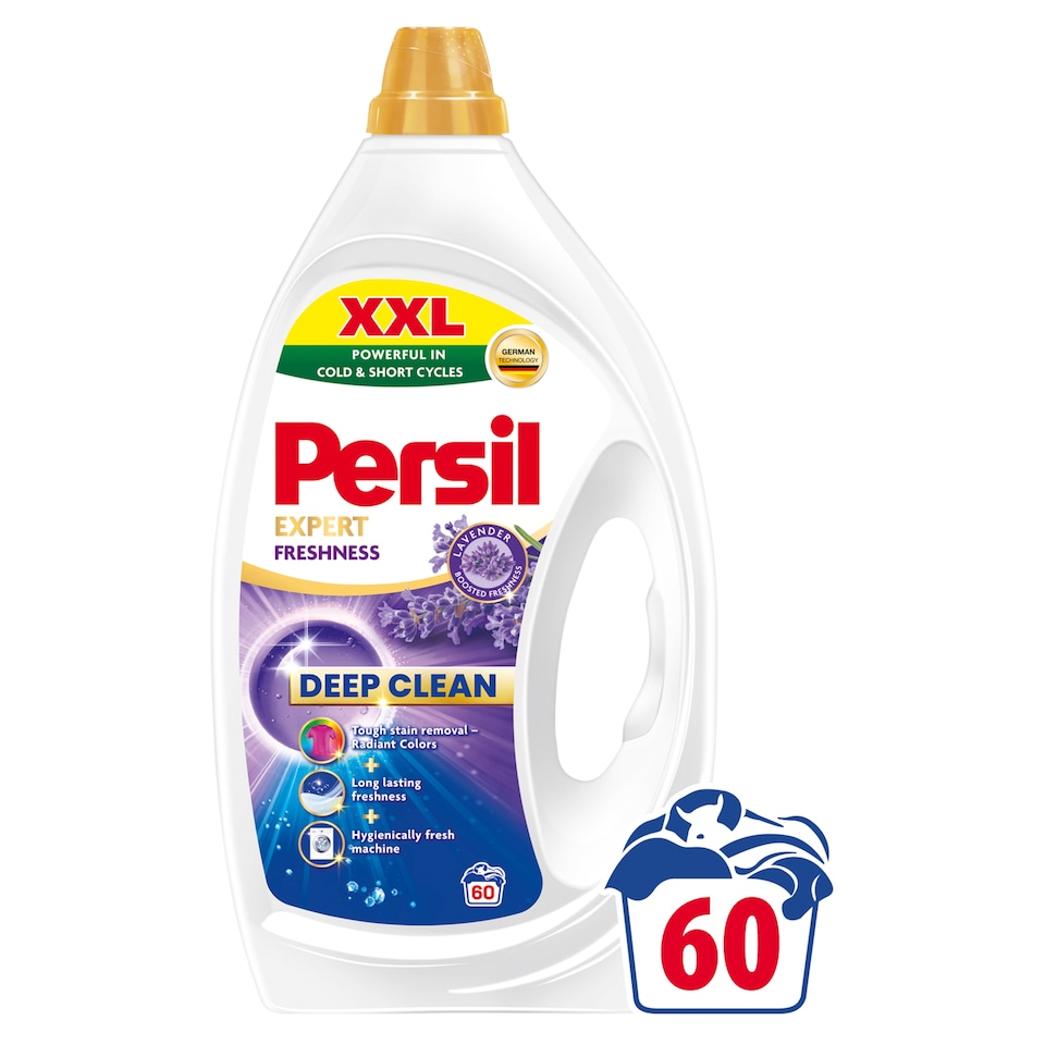 Persil Deep Clean Expert Freshness Lavender Laundry Detergent 60 Washes 2.7L