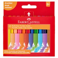 Faber-Castell Erasable Crayon 12 pcs