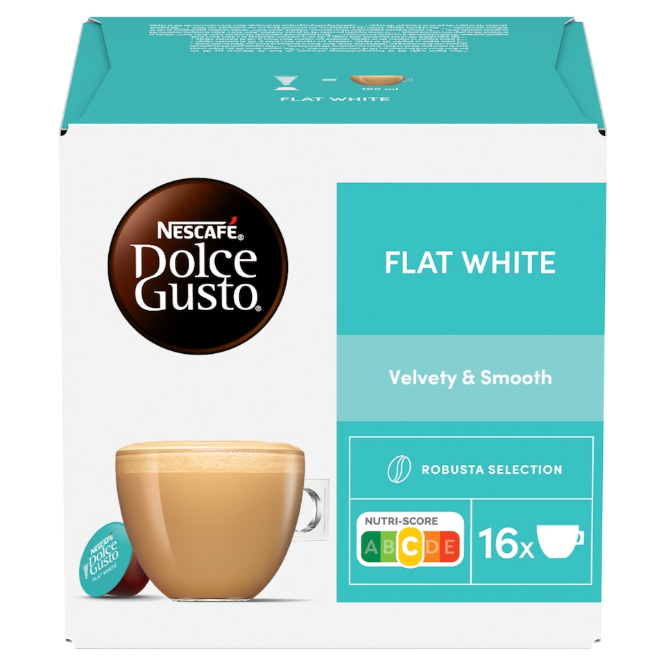 image 1 of NESCAFÉ Dolce Gusto Flat White Milk Powder and Instant Coffee Capsules 16 pcs 187,2 g
