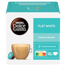 NESCAFÉ Dolce Gusto Flat White tejes kávékapszula cukorral 16 db 187,2 g