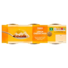 Tesco Lemon Cheesecakes 3 x 100g