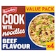 image 1 of Batchelors Cook With Noodles Beef Flavour 4X60g