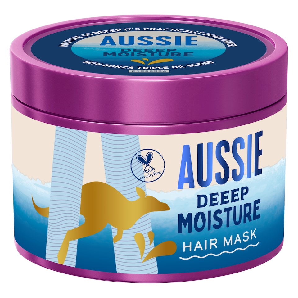 image 1 of Aussie Deep Moisture Hair Mask 500Ml