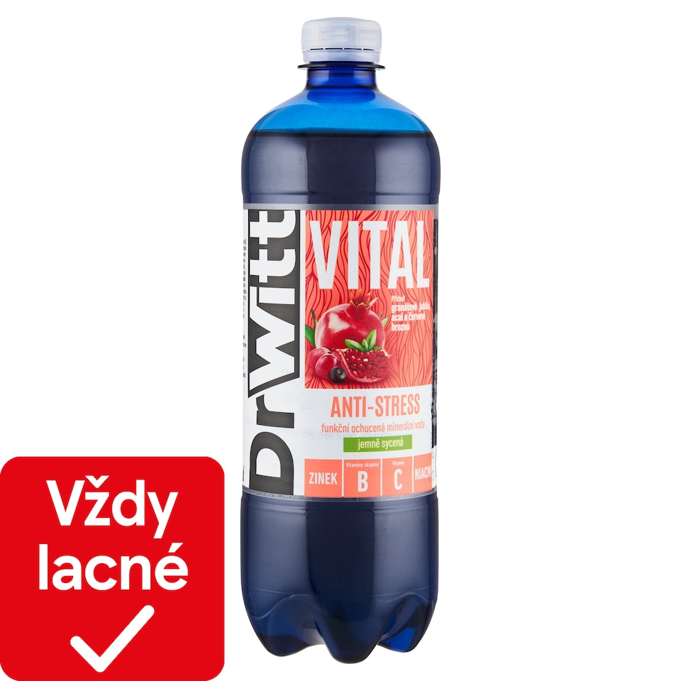 image 1 of Dr Witt Vital Anti Stress Flavor Pomegranate, Acai and Red Grapes 750 ml