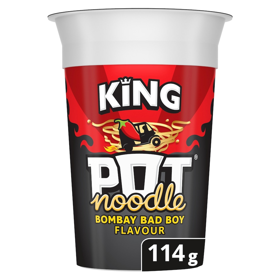 image 1 of Pot Noodle Bombay Bad Boy Instant Noodles King Pot 114g