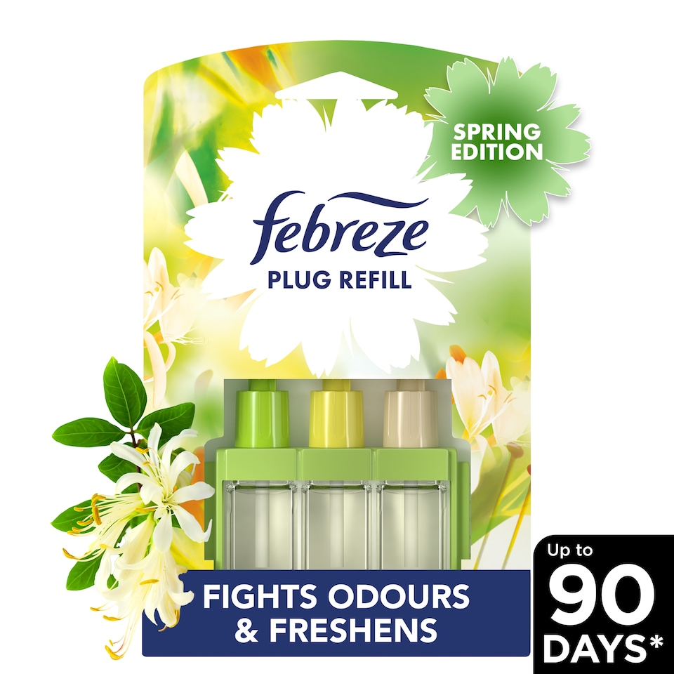 image 1 of Febreze Air Freshener 3volution Plug-in Refill Honeysuckle 20ML
