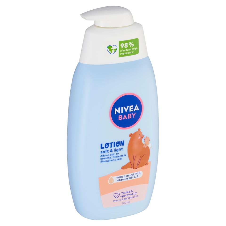 image 1 of Nivea Baby Light & Soft Body Lotion 500ml