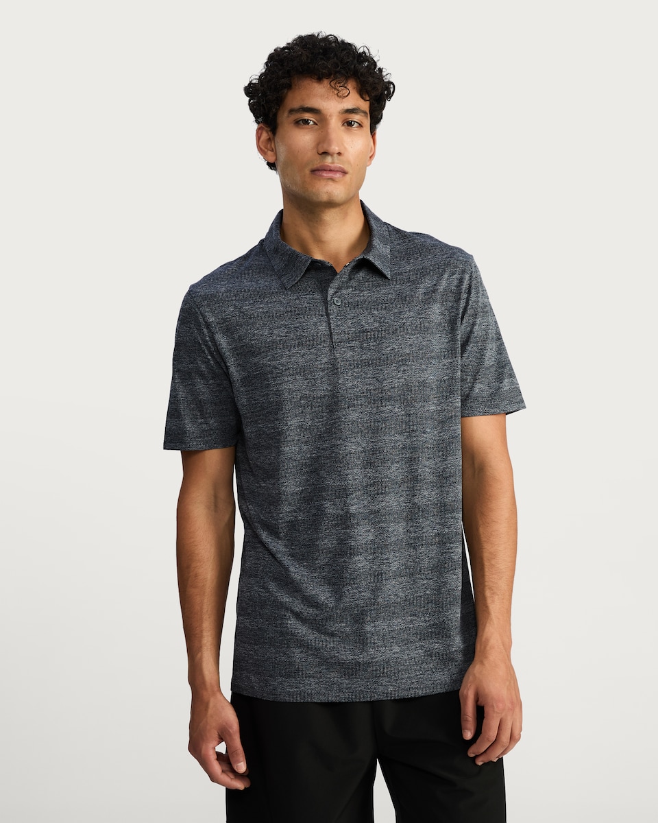 image 1 of F&F Active Regular Fit Short Sleeved Polo Shirt in Grey