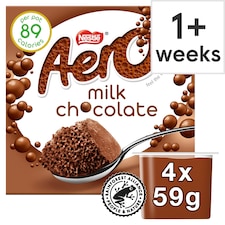Aero Chocolate Mousse 4 X59g