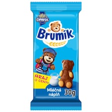 Opavia Brumík s mliečnou náplňou Jemné pečivo Bez farbív a konzervantov Individuálne balenie 30 g