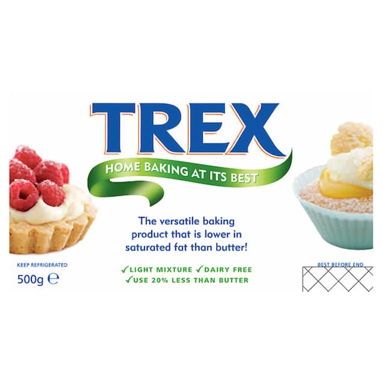 Trex Vegetable Fat 500G Tesco Groceries