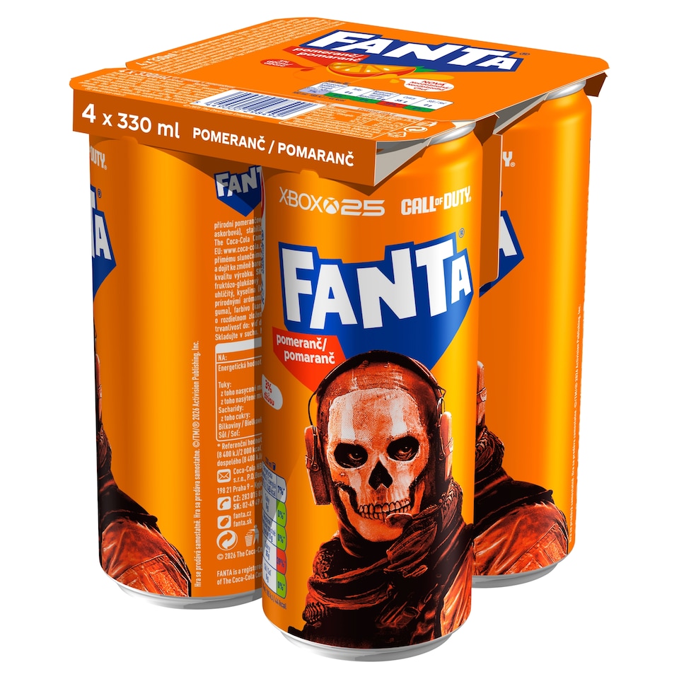 Fanta Orange 4 x 330ml