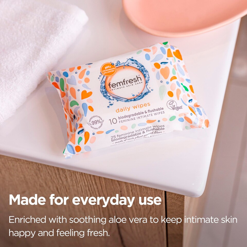 image 1 of Femfresh Pocket Wipes 10'S