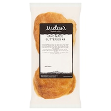 Maclean's Highland Bakery Hand Made Butteries 4 Pack
