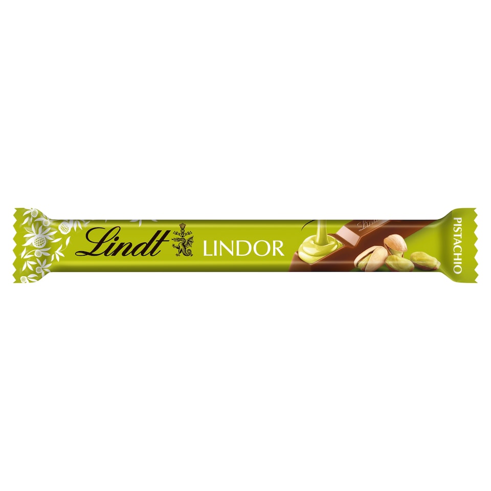 Lindt Lindor tejcsokoládé lágyan olvadó pisztáciás töltelékkel 38 g