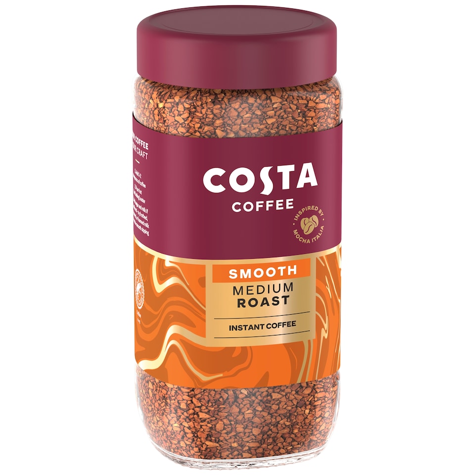 image 1 of Costa Smooth medium blend instant coffee 190g