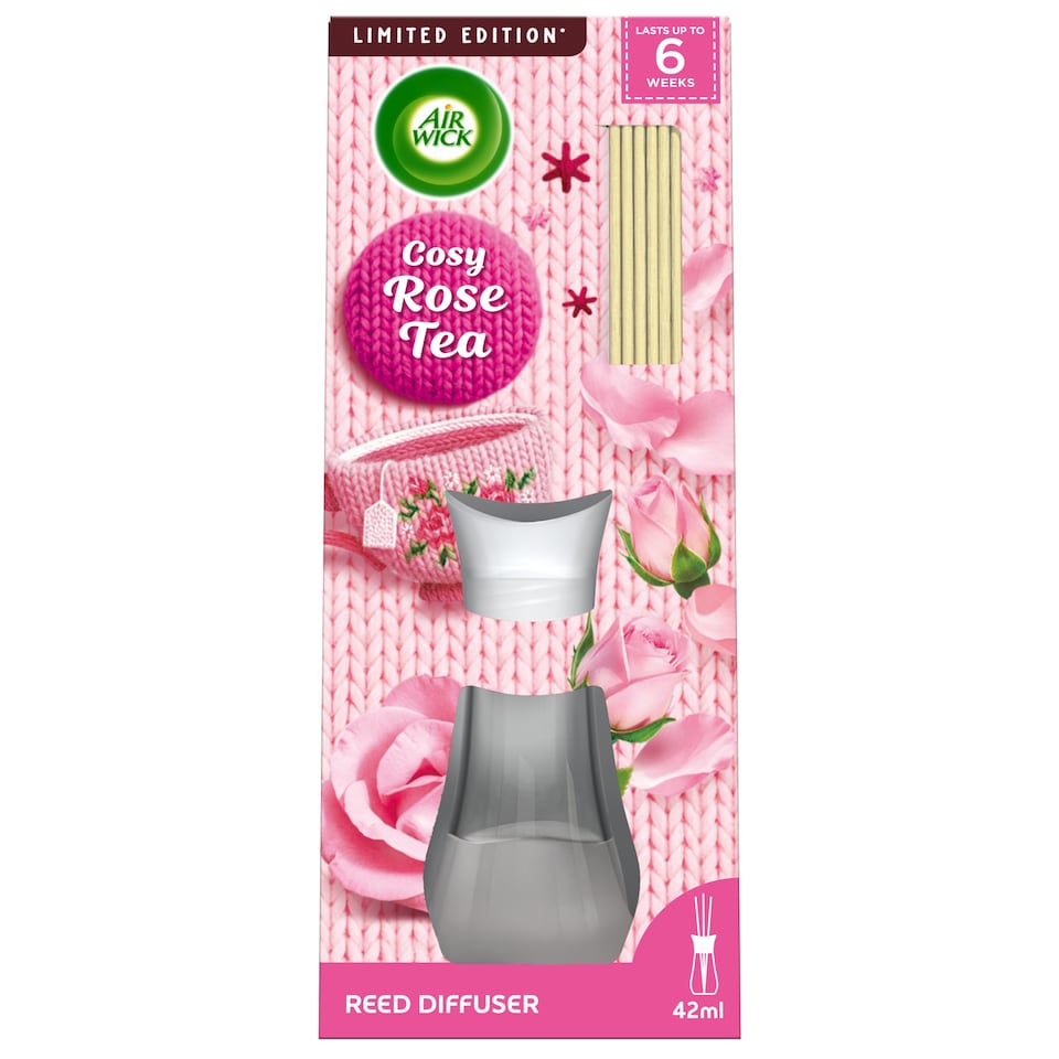 Air Wick Limited Edition Reed Diffuser Cosy Rose Tea 42ml