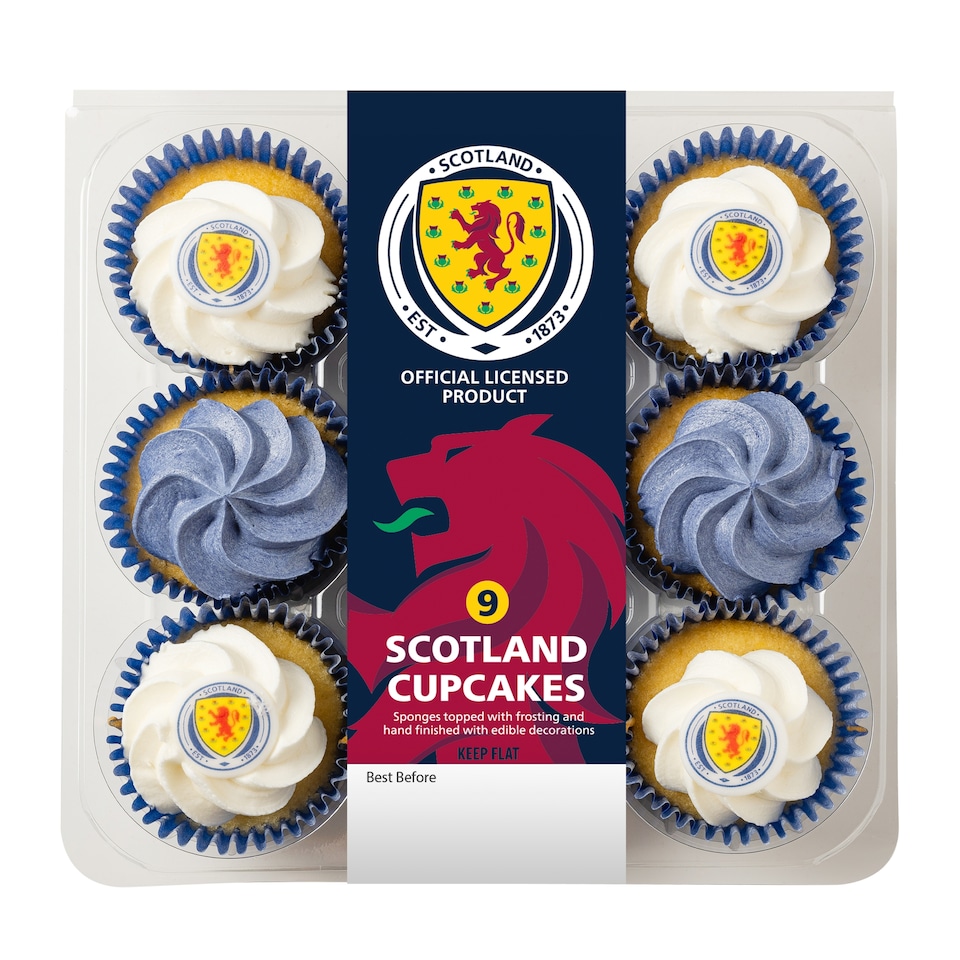 Scotland 9 team Cupcakes