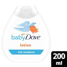 Baby Dove Rich Moisture Baby Lotion 200Ml Tesco Groceries