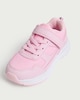 image 3 of F&F Girls Mesh Panel Strap Fastening Trainers in Pink
