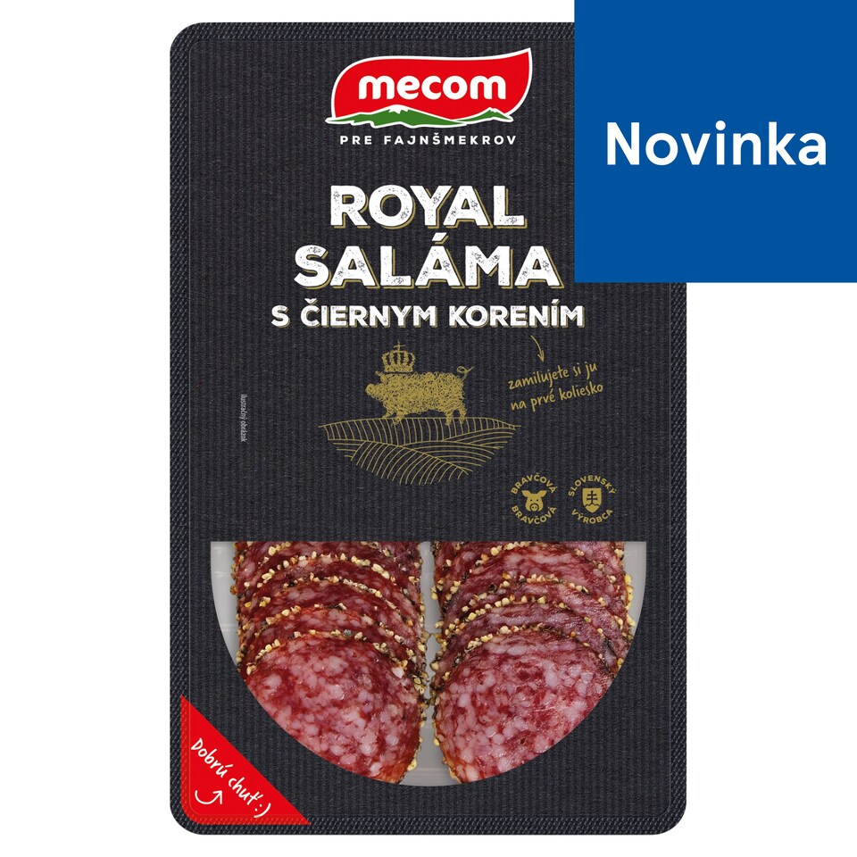 Mecom Royal saláma s čiernym korením 75 g