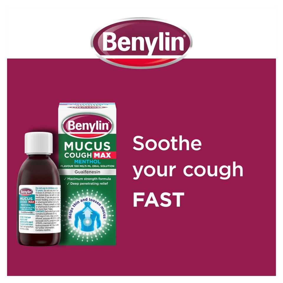 image 1 of Benylin Mucus Cough Max 150Ml