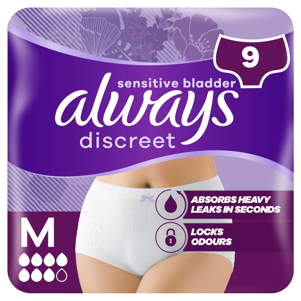 image 1 of Always Discreet Plus Medium 9 Pants