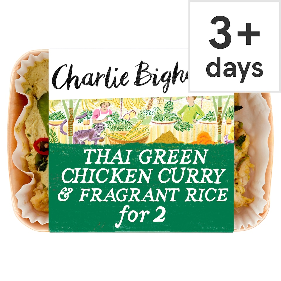 image 1 of Charlie Bigham's Thai Green Chicken Curry & Fragrant Rice 805G