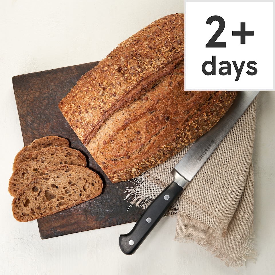 Tesco Finest Seeded Sourdough Sliced Loaf 800 Grams