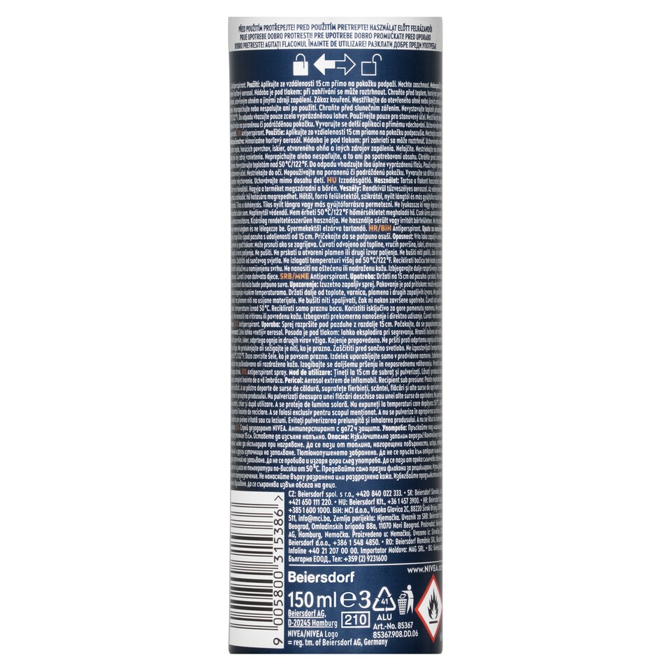 image 1 of Nivea Men Deep Espresso Sprej antiperspirant 150 ml