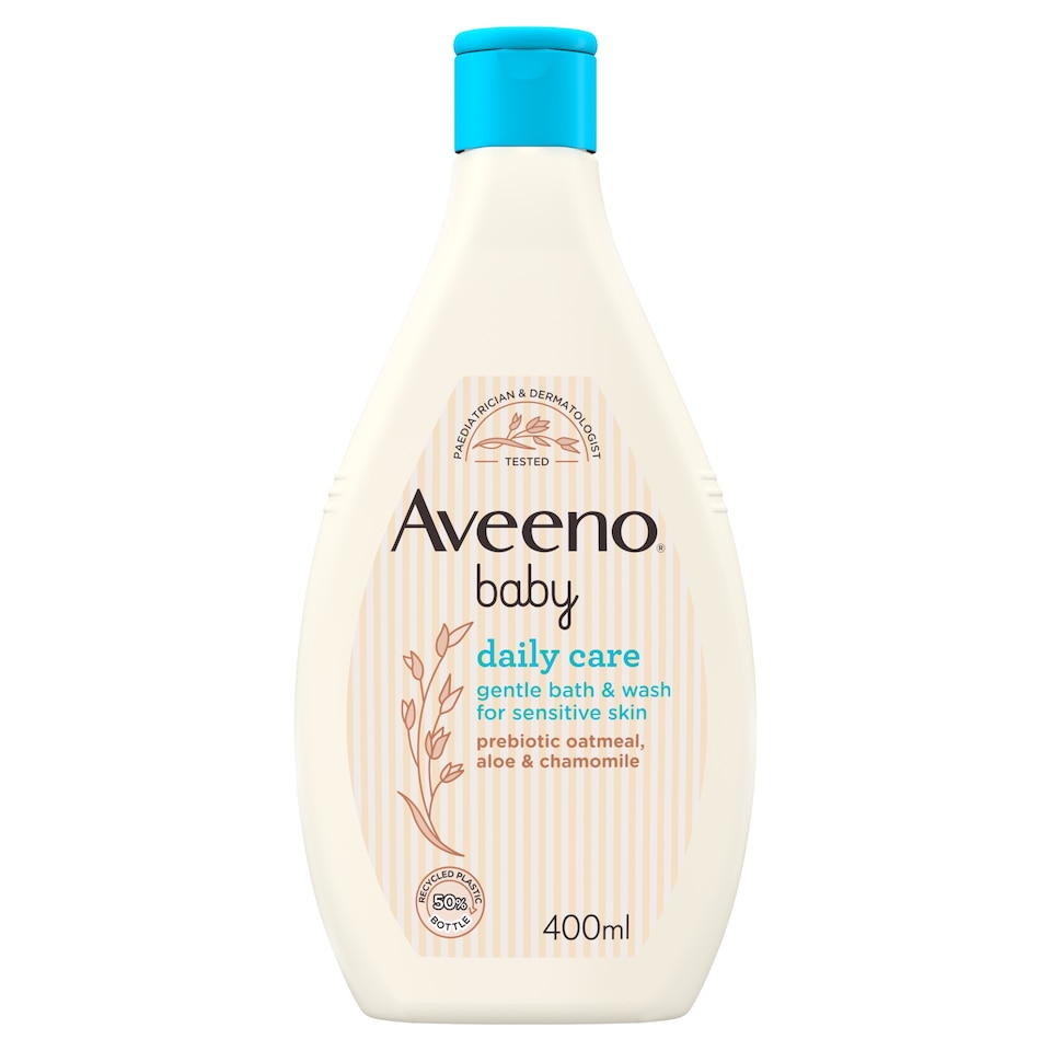 image 1 of Aveeno Baby Daily Care Gentle Bath & Wash For Sensitive Skin 400ml