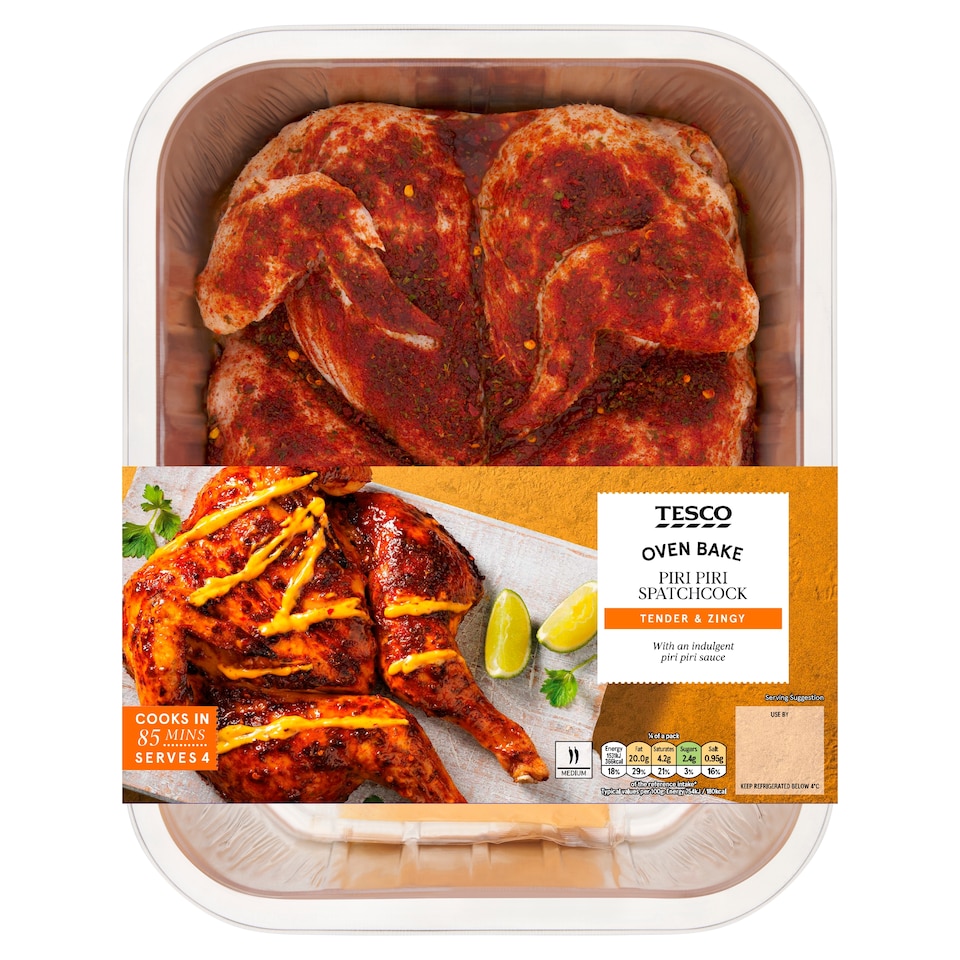 Tesco Peri Peri Spatchcock with Sauce 1.5kg