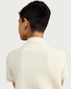 image 4 of F&F Boys 2-Piece Cotton Rich Textured Polo Shirt and Shorts Set in Cream