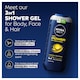 image 2 of Nivea Men Power Refreshing Shower Gel 500Ml