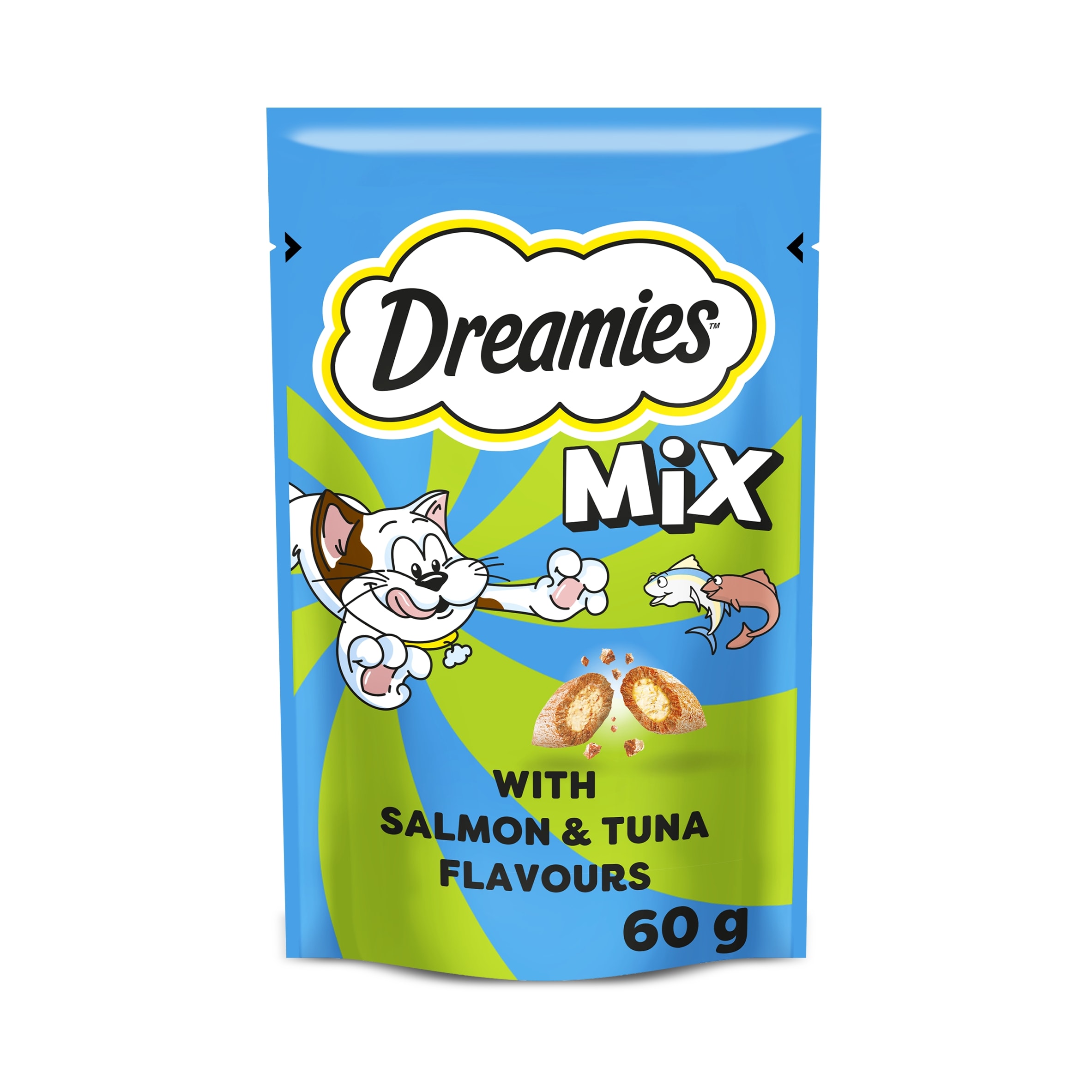 Dreamies Cat Treat Biscuits with Salmon & Tuna 60g