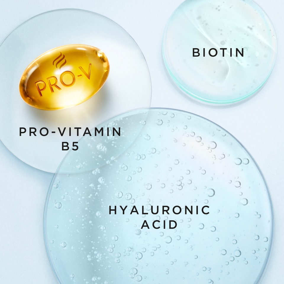 Pantene Hydra Glow sampon biotinnal 250ml. Pro V Miracles sampon száraz, károsodott hajra 1. kép