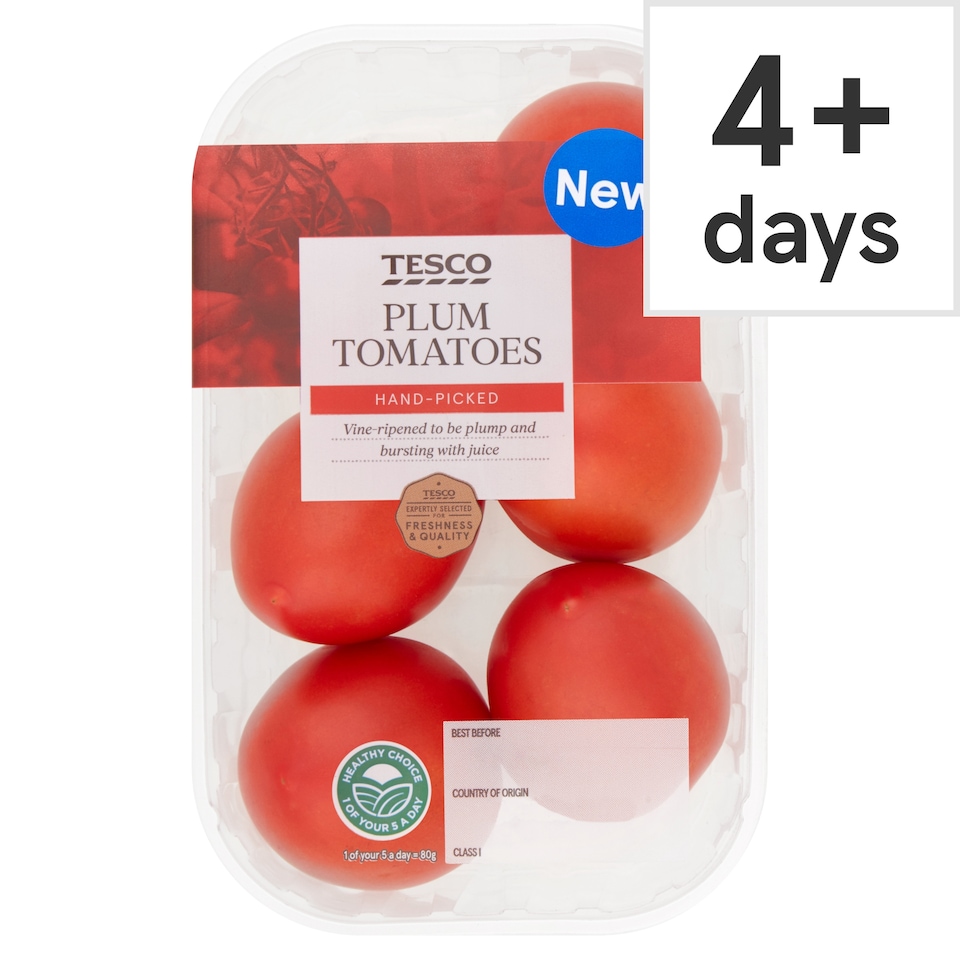 image 1 of Tesco Plum Tomato Tray 500G