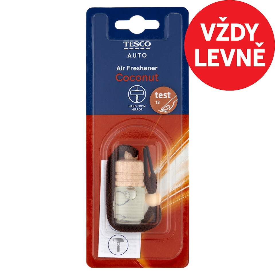 Tesco Auto Osvěžovač vzduchu vůně kokos 5ml