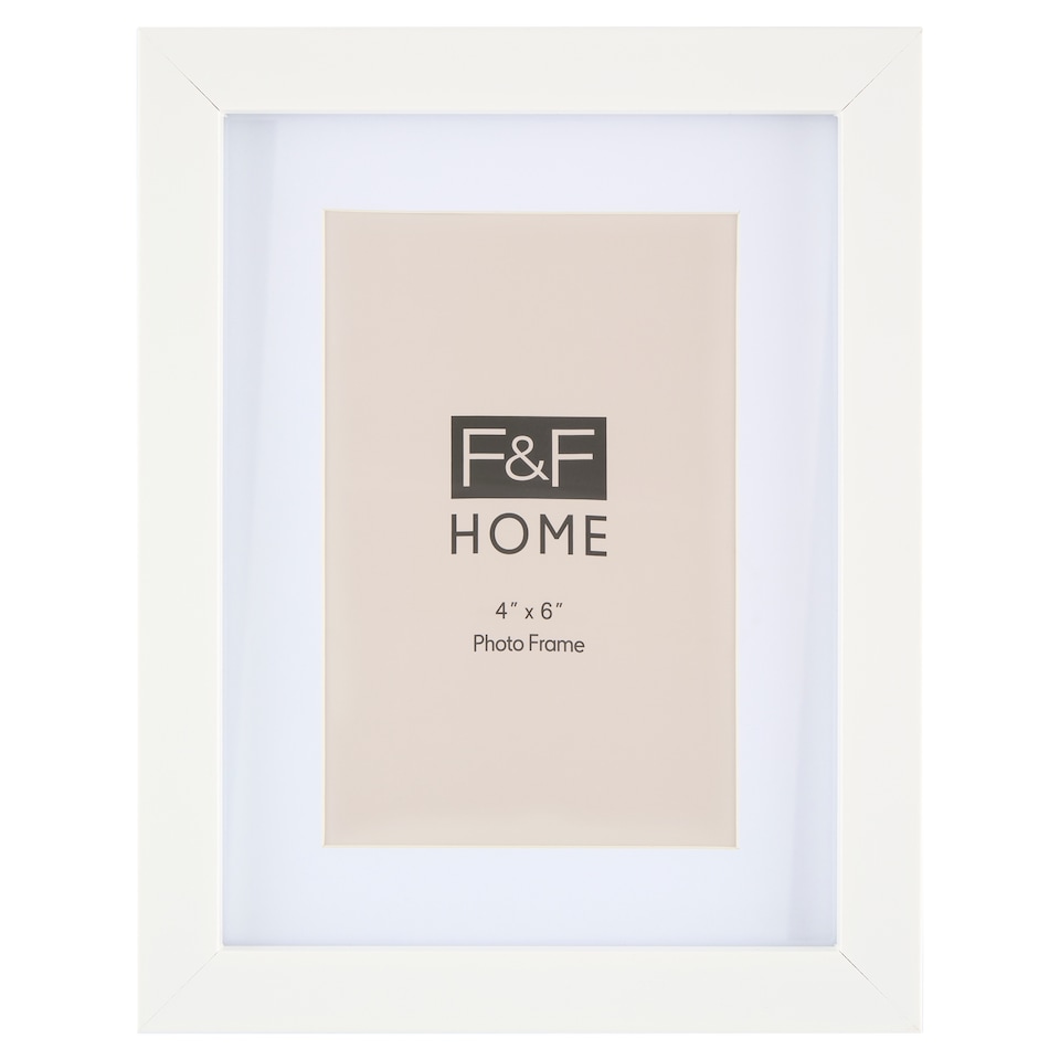 F&F Home White Frame 10 x 15 cm